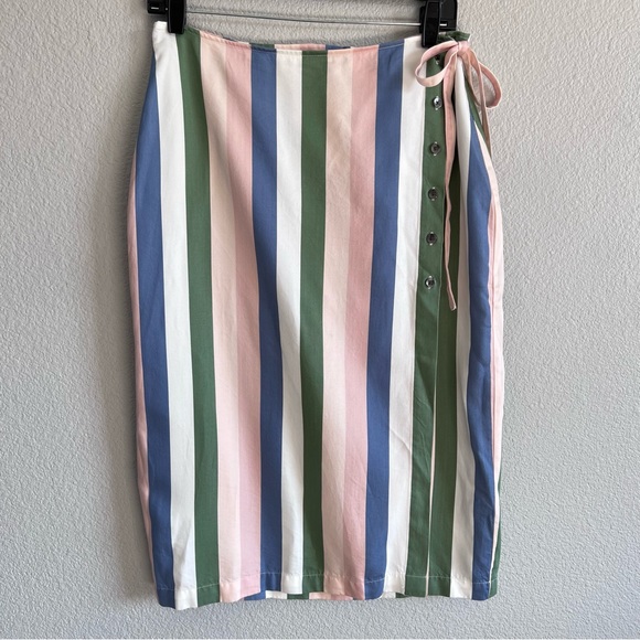 Marine Layer Multicolor Striped Midi Skirt - Picture 2 of 11